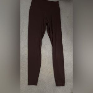 Espresso ribbed Lulu aligns (brown) : size 6